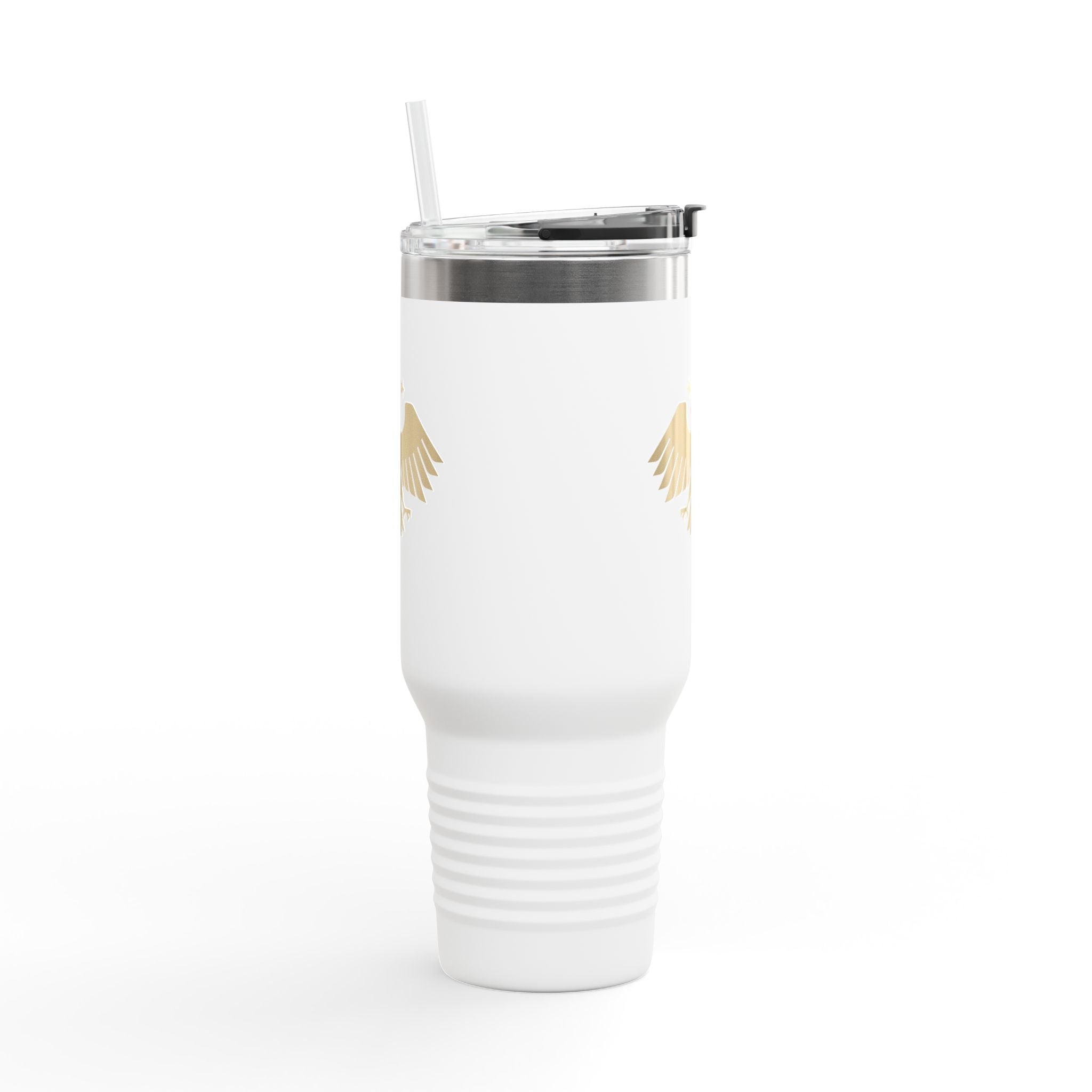 Gold Eagle Insulated Travel Mug, 40oz - Perfect for Commuters, Outdoor Adventures, Gifts, Coffee Lovers, and Travel Enthusiasts