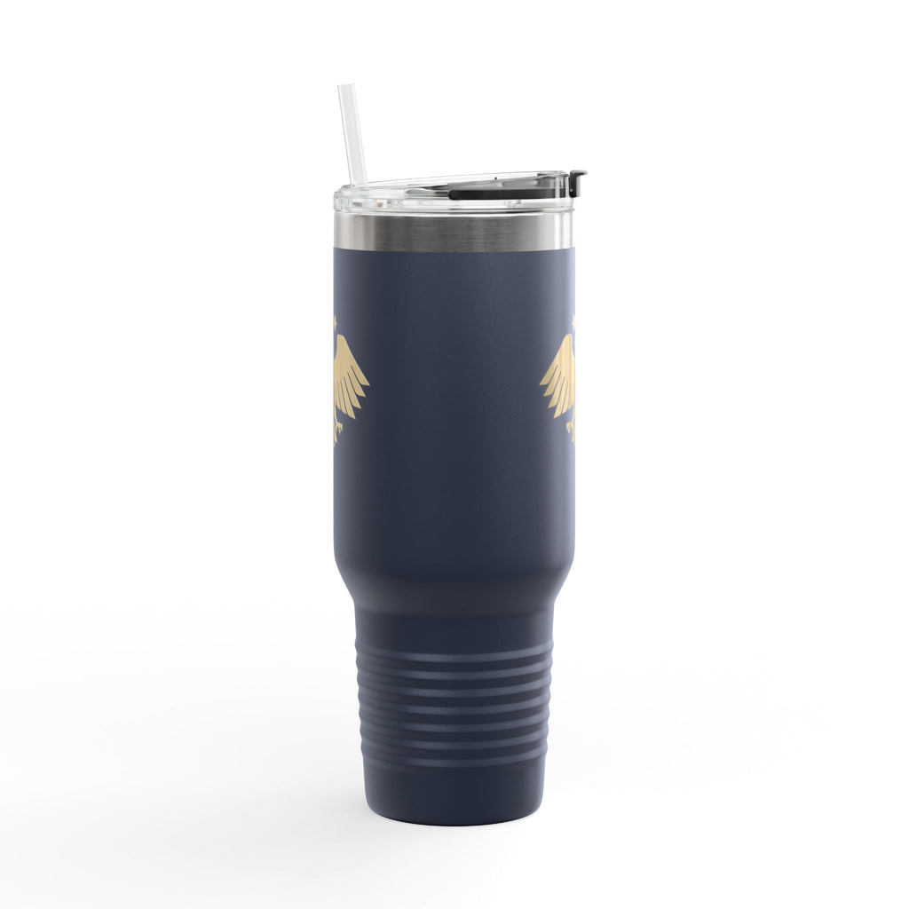 Gold Eagle Insulated Travel Mug, 40oz - Perfect for Commuters, Outdoor Adventures, Gifts, Coffee Lovers, and Travel Enthusiasts