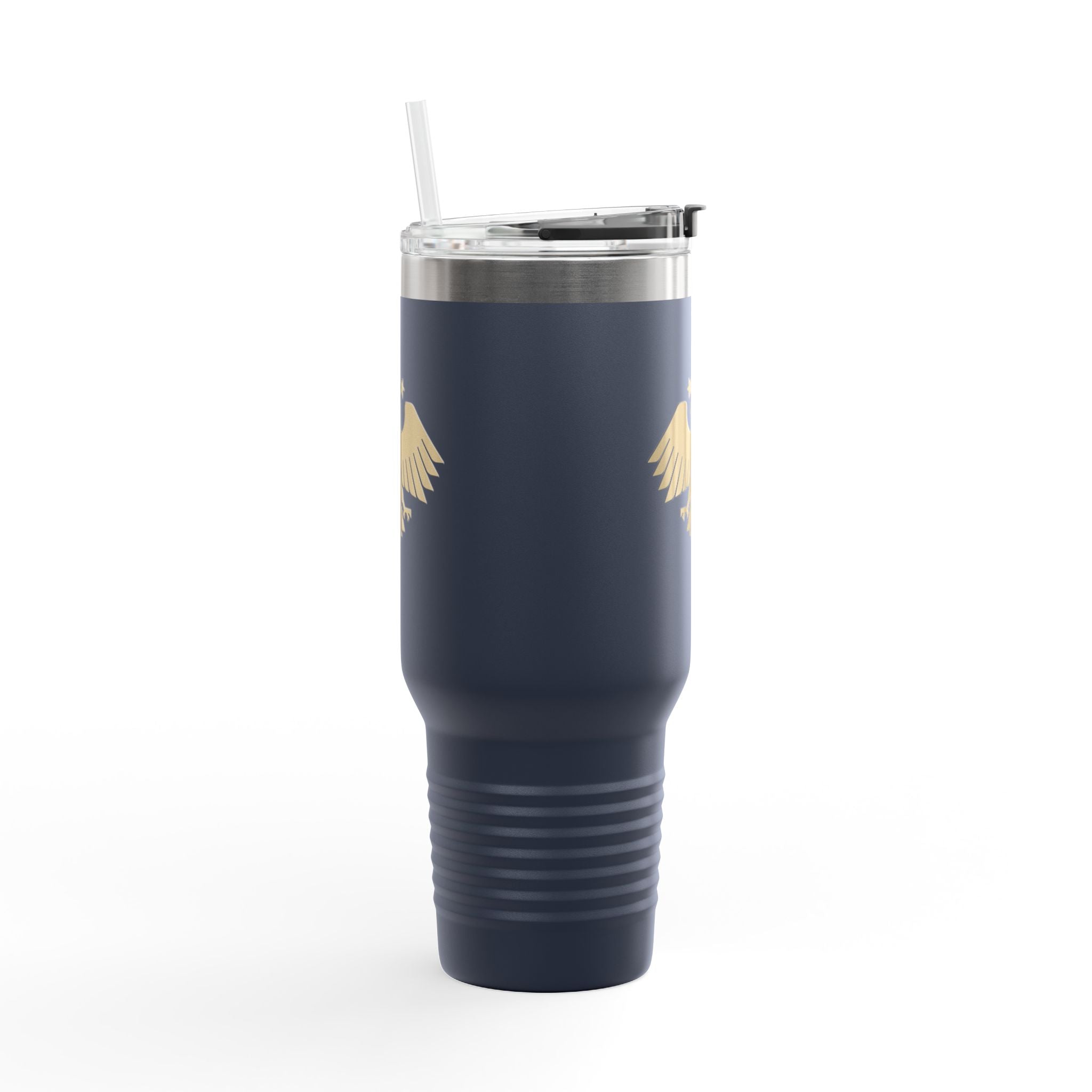 Gold Eagle Insulated Travel Mug, 40oz - Perfect for Commuters, Outdoor Adventures, Gifts, Coffee Lovers, and Travel Enthusiasts