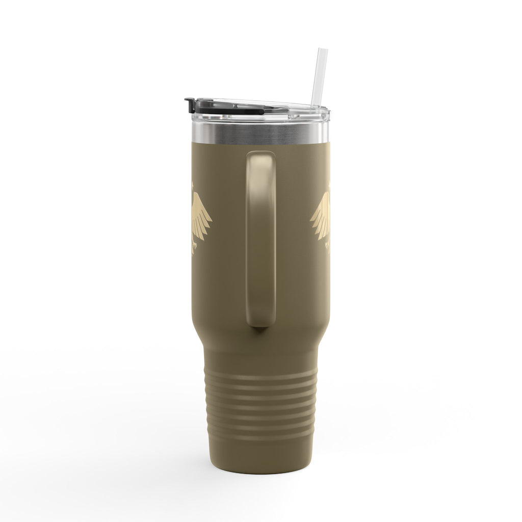 Gold Eagle Insulated Travel Mug, 40oz - Perfect for Commuters, Outdoor Adventures, Gifts, Coffee Lovers, and Travel Enthusiasts
