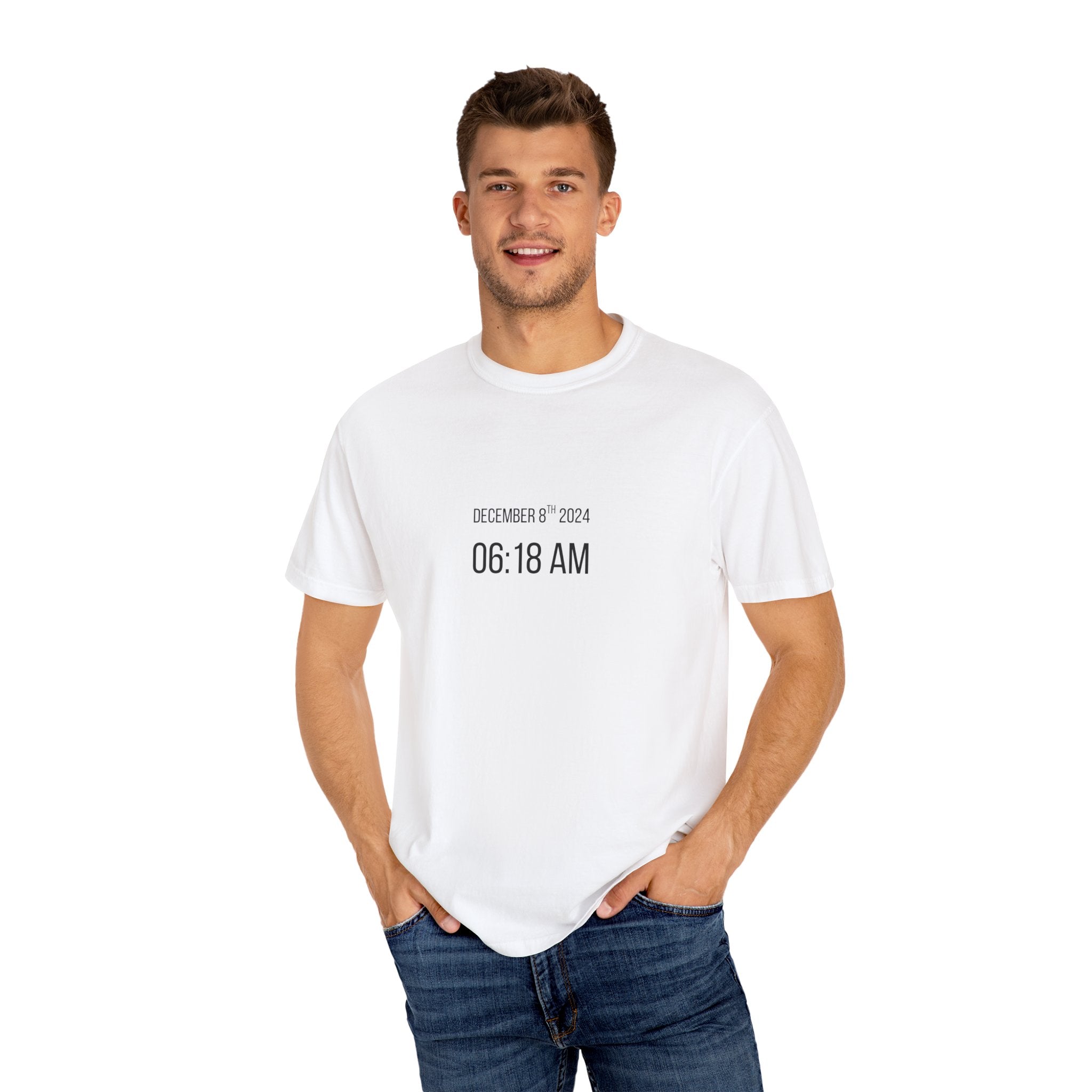 Minimalist Unisex T-Shirt with Inspirational Quote, Casual Wear for Everyday, Perfect Gift for Birthdays, Holidays, and Self-Care