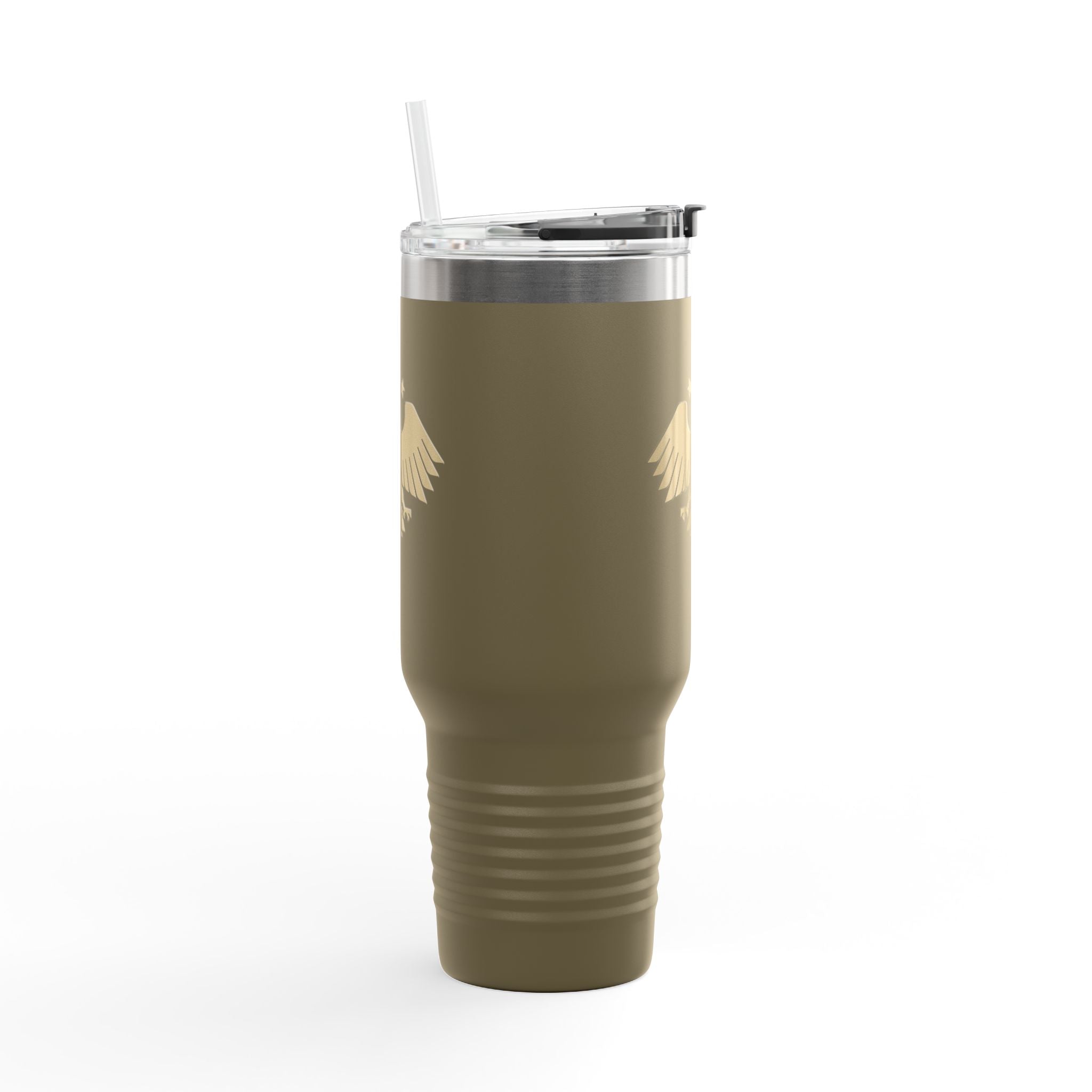 Gold Eagle Insulated Travel Mug, 40oz - Perfect for Commuters, Outdoor Adventures, Gifts, Coffee Lovers, and Travel Enthusiasts